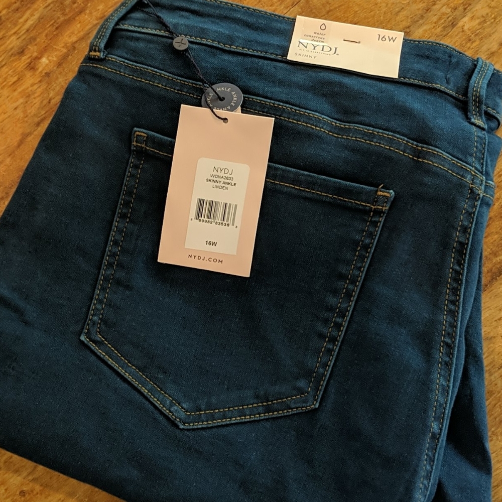 NYDJ Skinny Ankle Jeans Plus size 16W NWT